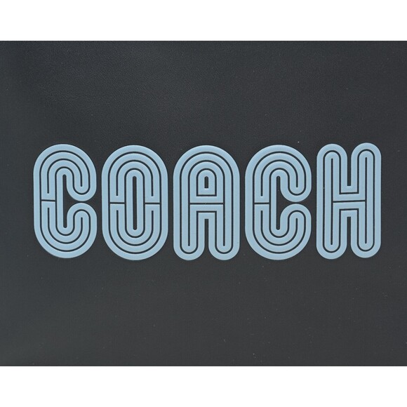 COACH WESTWAY Backpack Colorblock Midnight/Black Leather w Patch CE493 NWT $498 - Picture 7 of 12